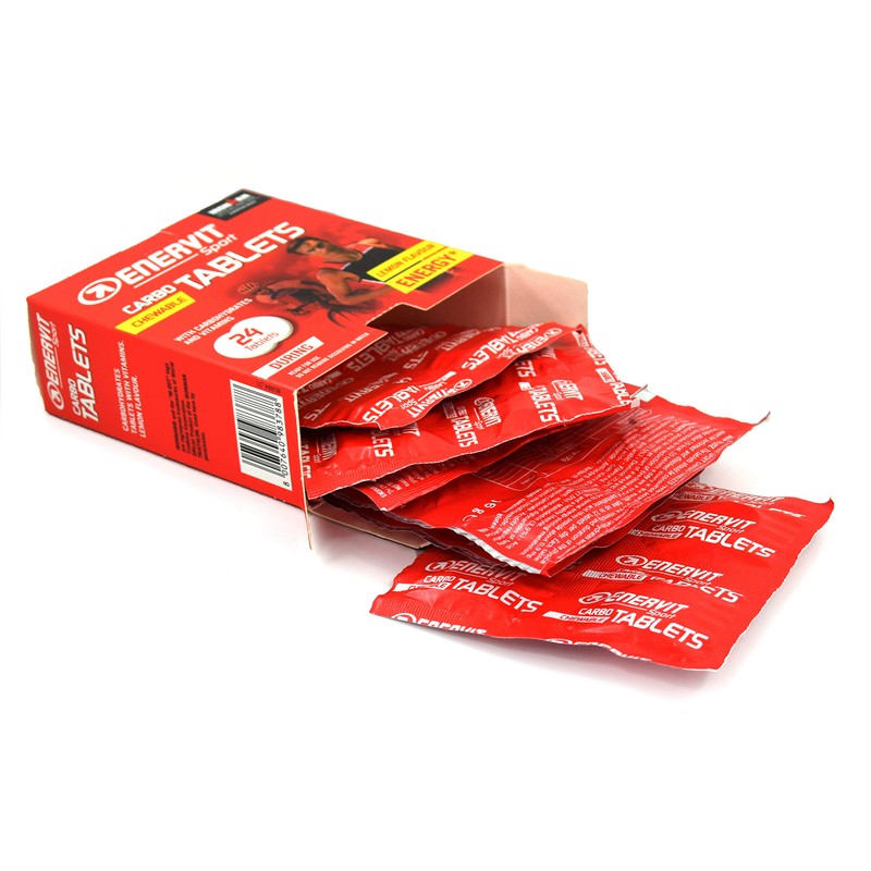 ENERVIT Sport Chewable Carbo Tablet | Compresse masticabili con sali