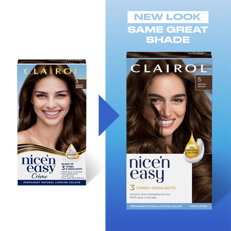 Clairol Clairol Nice'n Easy Crme, Natural Looking Oil Infused Permanent
