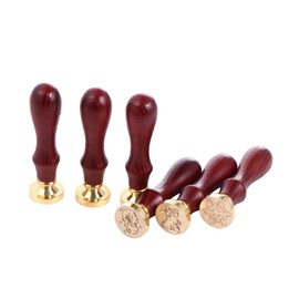 Hohopeti 6pcs Santa Claus Sealing Stamp for DIY Crafts Christmas Scrapbooking and Card Making Supplies Durable and Stamps for Holiday Decorations and Wrapping