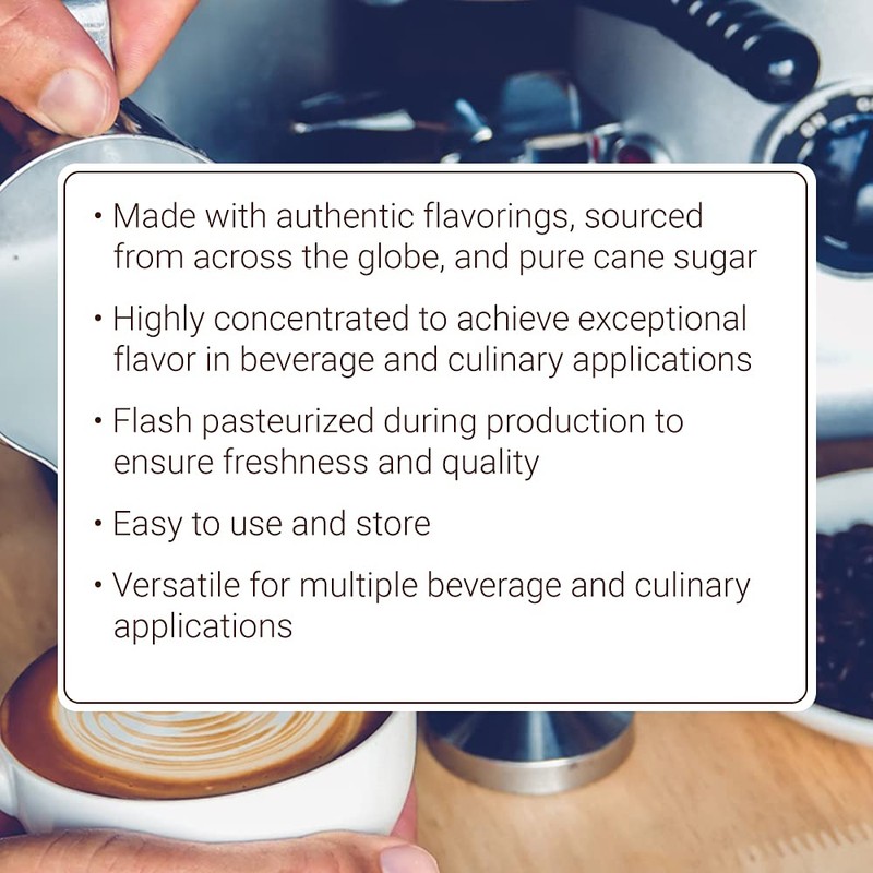 Monin - Pure Cane Syrup, Pure and Sweet, Great for