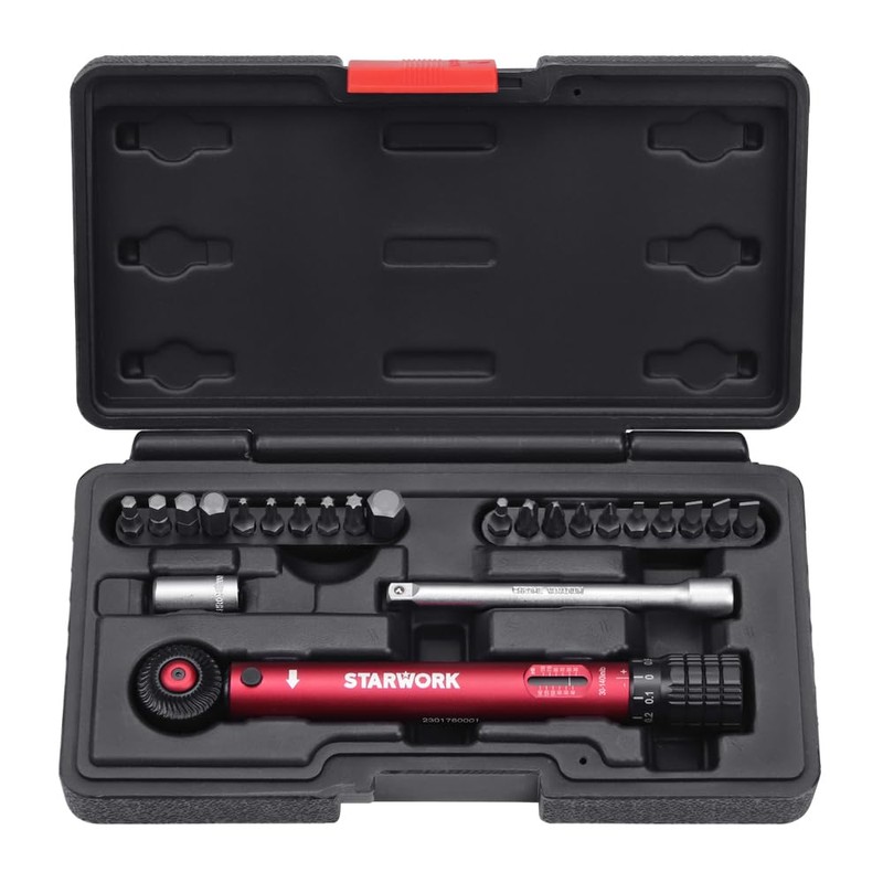STARWORK TRUE MECHANIC™ 23-Piece, 72T, 1/4 Inch Drive Bike Aluminum