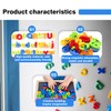 Magnetic Letters and Numbers for Kids, 80 Pieces Educational Toys,