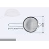 BRICOMIRAS Stainless Steel 20 cm Kitchen Strainer, Fine Mesh for