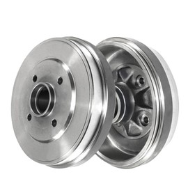 Detroit Axle - 2 Rear Brake Drums for 2014-2019 Nissan Versa Note 2015-2018 Micra, 2015 2016 2017 2018 Brake Drums Set Replacement