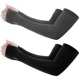 Arm Sleeves Men UV Protection, Cooling Sun Sleeves,Perfect for Gardening with Thumb Holes