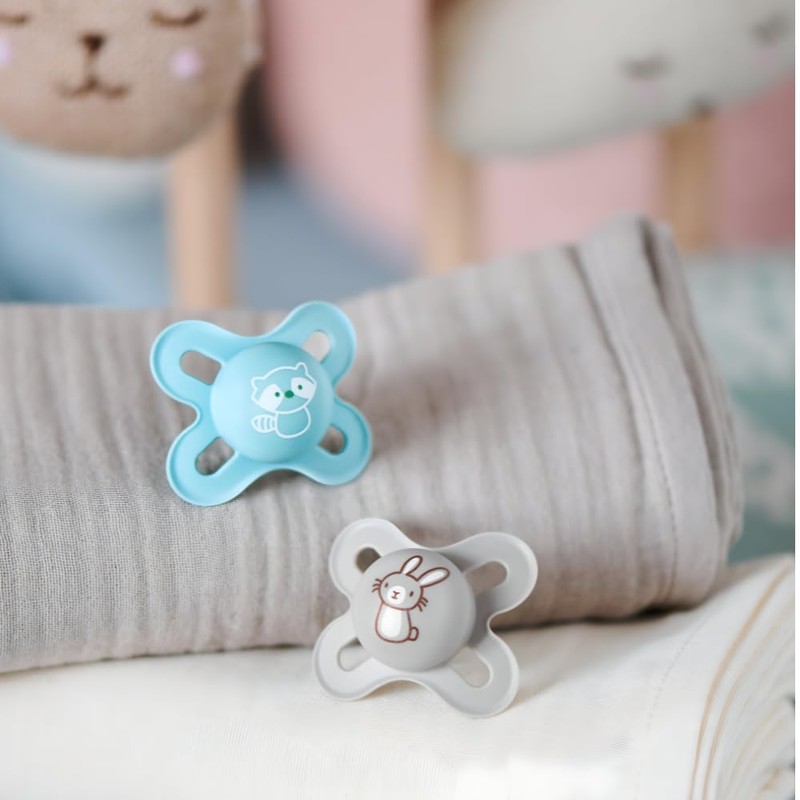 MAM Original Start Dummy for Newborns, Set of 2, Rubber