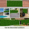 DOPGIB Greenery Faux Grass Wall Backdrop: 20"x20" (4P) UV-Anti Artificial