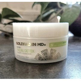 Goldfaden MD Facial Detox Mask Clarify & Clear Zinc Oxide, Sulfur NEW! $68 MSRP