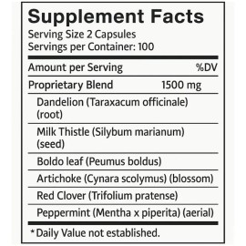 New Life Limpieza Suprema – Liver, Kidney & Gallbladder Cleanse with Dandelion Root & Milk Thistle – 100 Veg Capsules