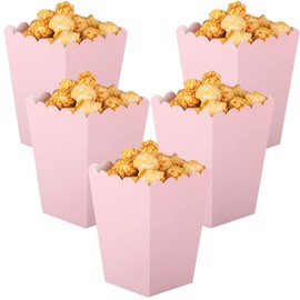 CC wonderland zone 24pcs Pink Mini Popcorn Boxes Paper Popcorn Containers-Party Popcorn Cardboard
