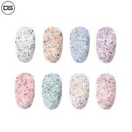 DGEL Aurora Queen Glitter Gel 9ml [Tweed Collection], Color:AQ.75 Misty