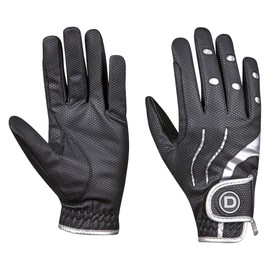 Dublin Pro Everyday Riding Gloves - Black Silver - Unisex