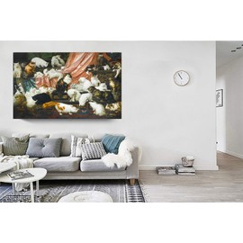 Eliteart-My Wife's Lovers by Carl Kahler Oil Painting Reproduction Giclee Wall Art Canvas Prints