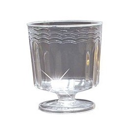EMI Yoshi REWG5 5.5 oz Plastic Wine Goblet - Resposables Collection