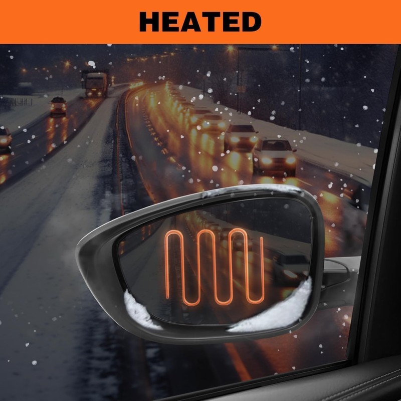 Aspaton Left Driver Side Mirror Assembly Compatible with Accord 2023