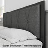 Einhomn Full Size Metal Bed Frame, Platform Bed with Upholstered