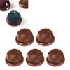 5Pcs Wooden Base Pin Cushion Cute Needle Holder Round Wooden