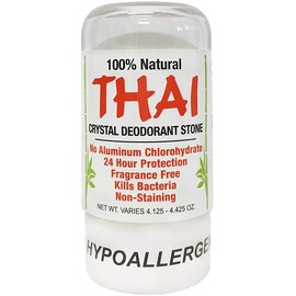 Deodorant Stones of America: Thai Crystal Deodorant, 4.25 oz (Pack of 2), Packaging May Vary