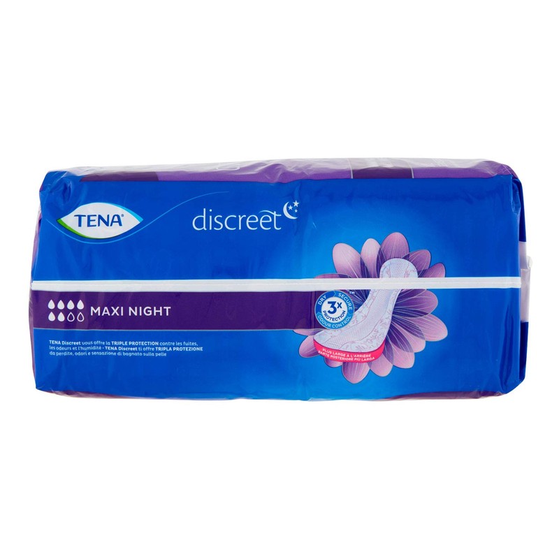 Three Packs of Tena Lady Maxi Night Pads