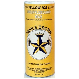 Zieglerworld Triple Crown Yellow Ice I Medium Speed Table Shuffleboard Powder Wax (24 Pack)