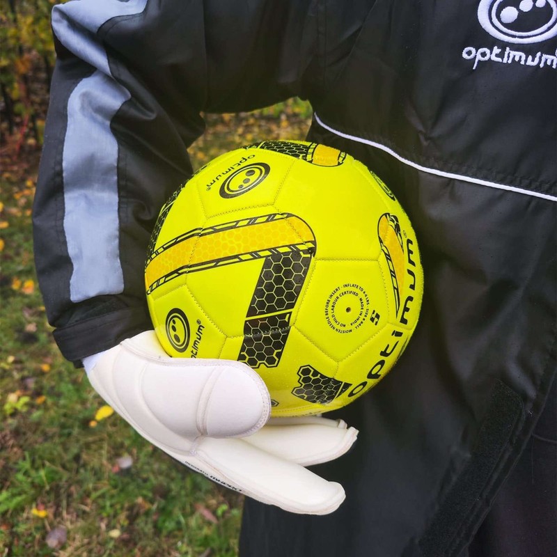 Optimum Classico All-Weather Football Ball - Stylish, Soft-Touch PVC, Even