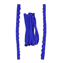 3PCS/Set Satin Wedding Dress Zipper Replacement Adjustable Corset Back Kit Lace-Up Ribbon Ties DIY Craft Wedding Dress (Dark Blue)