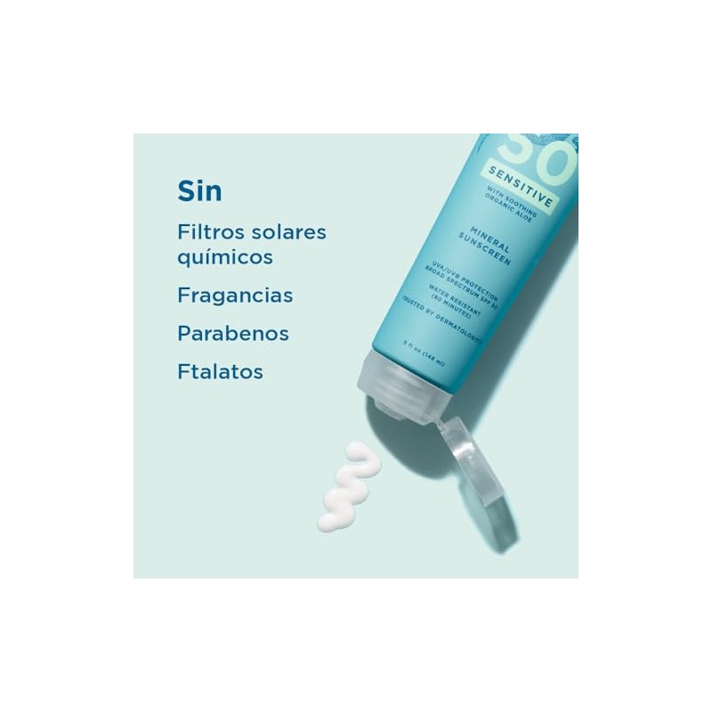 Blue Lizard Protector Solar Mineral Para Piel Sensible - SPF