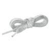 Allegra K Metallic Shoelaces, Ribbon, Flat, Fluorescent, Shiny, Wide, 1