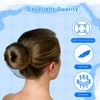 Fidqiog 15 Pcs Hair Net for Bun, Invisible Brown Hair