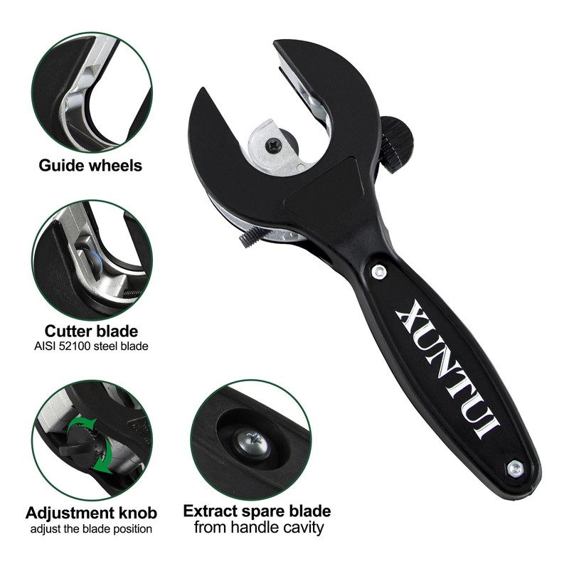 XUNTUI ​Ratche Tube Cutter Tool for Tight Spaces - One