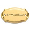 Brass Sign with Your Engraving - 86 x 48mm Oval