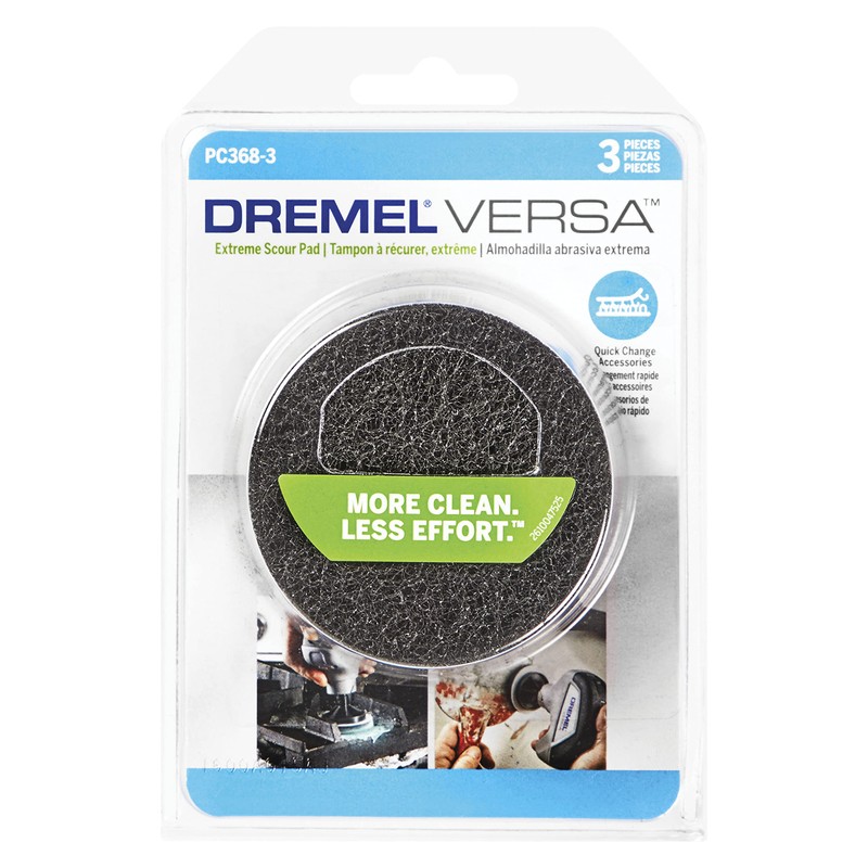 Dremel PC368-3 Hard Polishing Pad for Cleaning Rotary Brushes (Pack