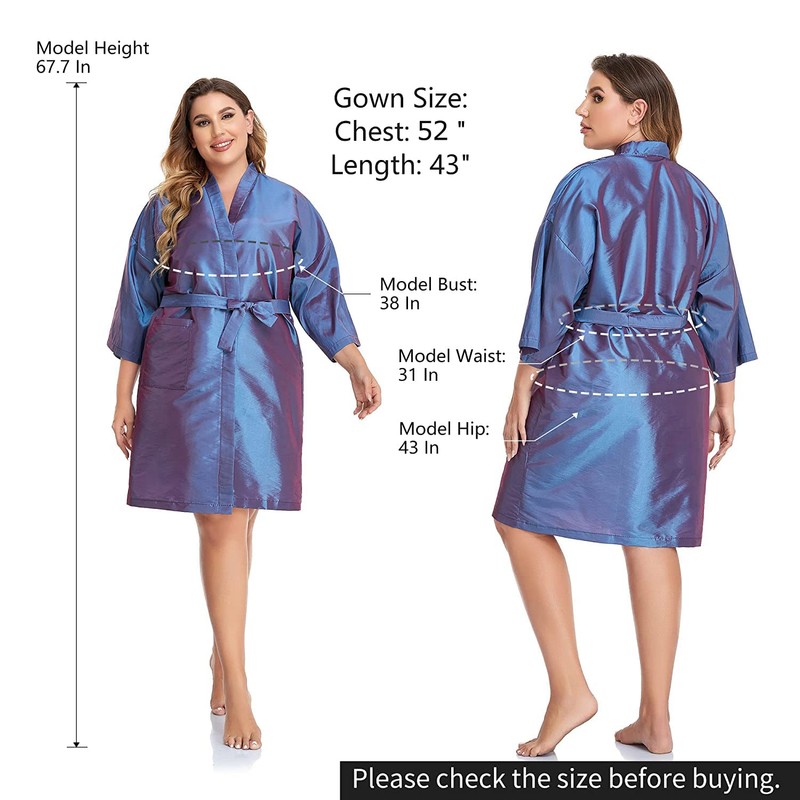 PERFEHAIR Salon Client Gown Robes Cape, Hair Salon Smock for