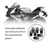 CGEAMDY 10 Pieces Windscreen Bolt Kit, Universal Windshield Modified Screw,