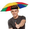 NiceNaiils Cappello Ombrello, Cappuccio Mani Libere Fascia Elastica Protezione UV