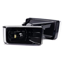 FIERYRED LED Fog Lights Compatible with Chevy Silverado Tahoe Avalanche Yukon with Harness Adapters, Pack of 2