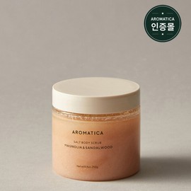 Aromatica Salt Body Scrub Magnolia Sandalwood 250g / 아로마티카 솔트 바디 스크럽 매그놀리아 샌달우드 250g