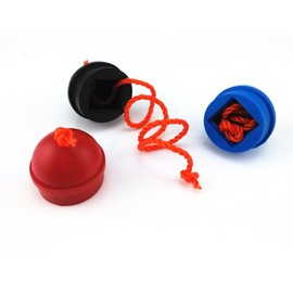 Honbay 3pcs Mix Color Rubber Pool Table Billiard Cue Chalk Holders with String