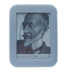 FastSun Soft Rubber Silicone Skin Case Cover for Barnes Noble Nook Simple Touch GlowLight BNRV300 (White)