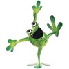 Sunset Vista Designs Outdoor Yard Decor - Green Metal Frog