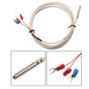 Pt100 Temperature Sensor Probe, Three-wire System, Waterproof Stainless Steel Thermistor