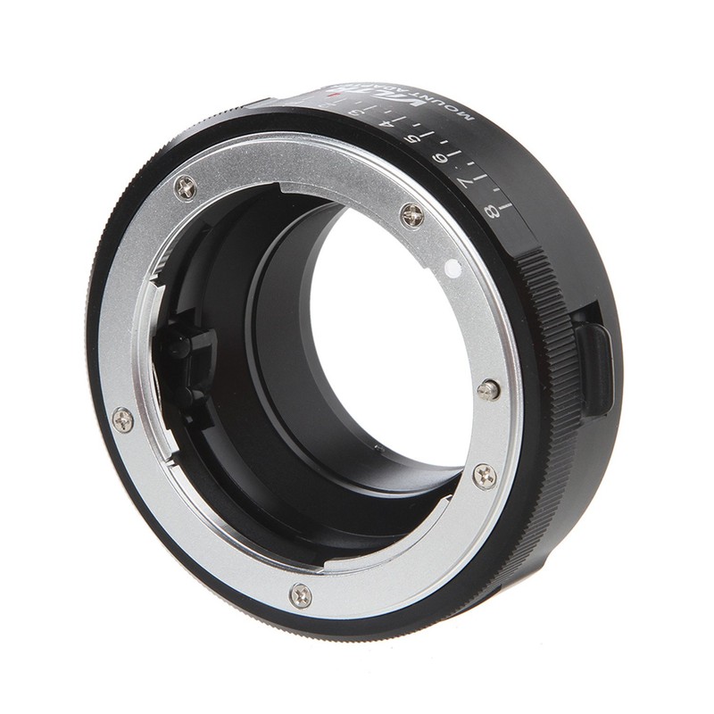 VILTROX Mount Adapter NF-M43 Manual Focus with 16 Adjustable Aperture