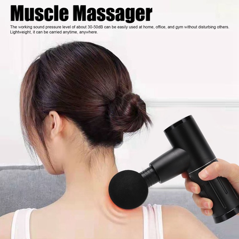 Muscle Relaxation Massager Rechargeable Noise Reduction Fascia Massager with 6600MAH