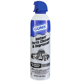 Gunk PCD14T Instant Parts Cleaner & Degreaser, 14 fl. oz, Blue & White