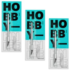 VViViD Fine Point Precision Hobby-Craft Cutting Blade Including Safety Cap (Value Pack - 3-Pack)