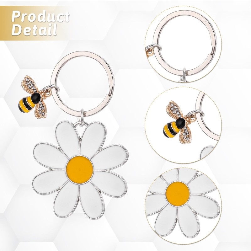 Key Ring Women's Bee Pendant Key Ring Animal Key Ring