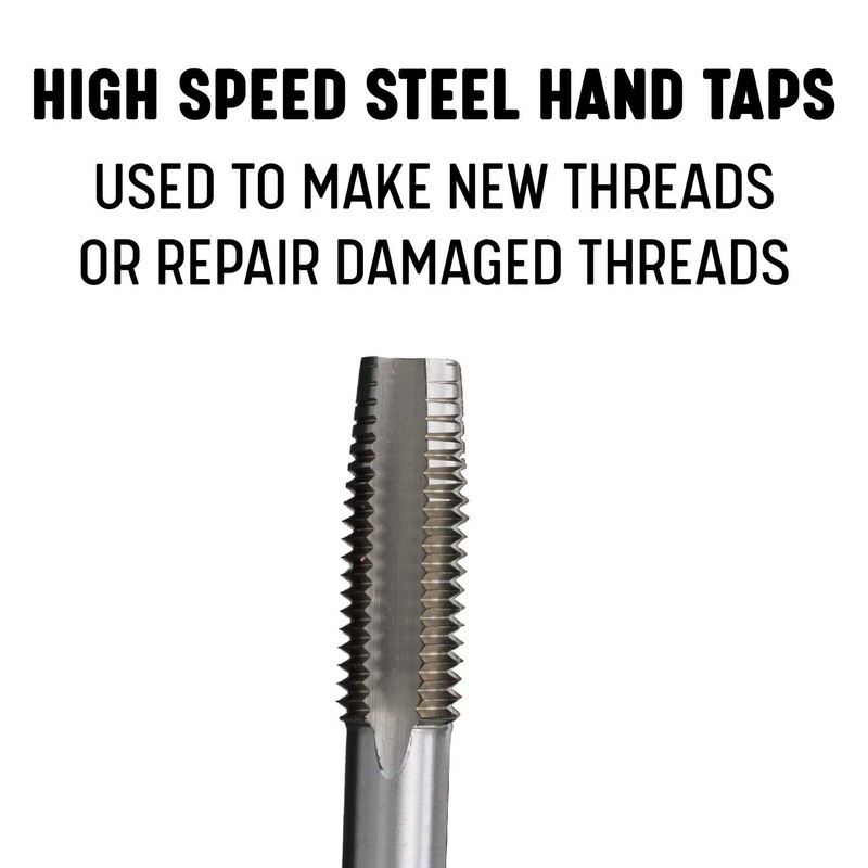 Drill America DWT54582 3/8"-16 UNC High Speed Steel Taper Tap,