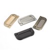 Evionlin 【2 Pack 】 Flush Pull Handle BlackInvisible Flip Drawer