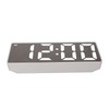 Digital Alarm Clock Temperature Display LED Mirror Electronic Clocks for
