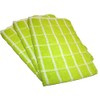 Portland Luxury Waffle Egyptian Tea Towel [3 PACK] 50x70cm Lime/White